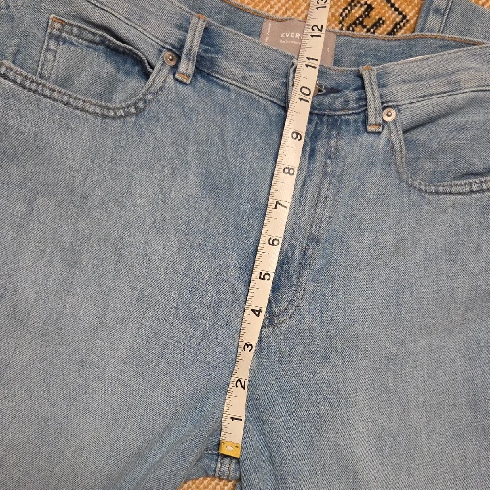 Everlane Light Blue Flare & Wide Leg Jeans - Picture 6 of 8